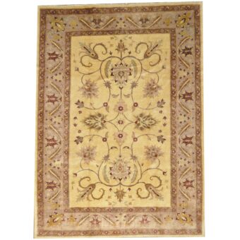 Afghan Hand-knotted Oushak Wool Rug (7'7 x 10'5)