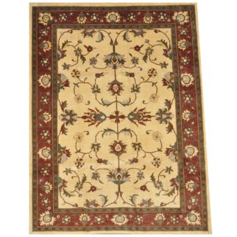 Afghan Hand-knotted Vegetable Dye Oushak Wool Rug (9' x 11'9)