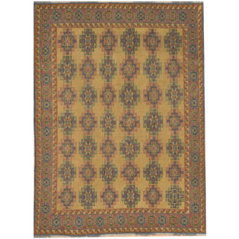 Afghan Hand-woven Soumak Wool Rug (5' x 6'9)