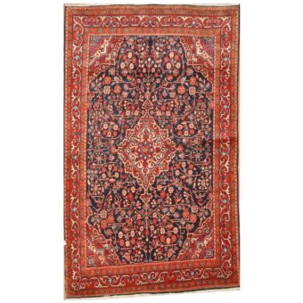 Persian Hand-knotted Sarouk Wool Rug (4'4 x 7'2)
