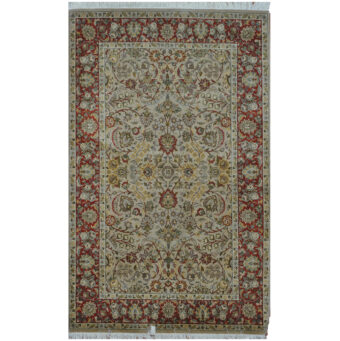 Pak-Persian Hand-knotted Isfahan Wool Rug (4'1 x 6'7)