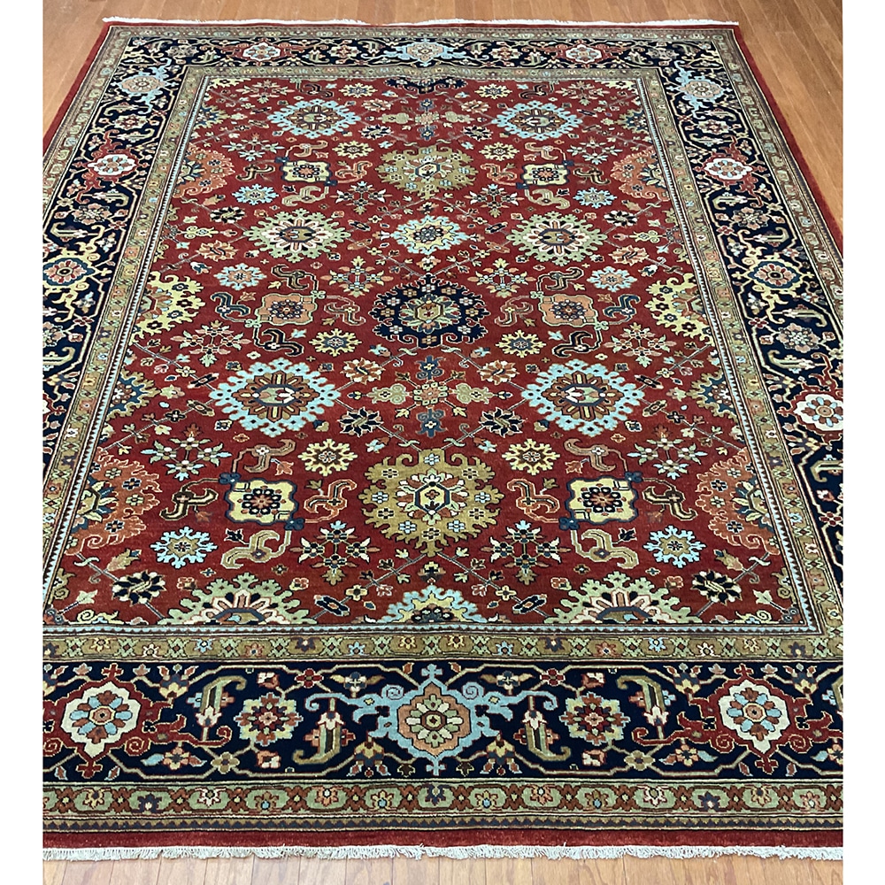 HERAT ORIENTAL Hand-knotted Indo Serapi Wool Rug (8' x 10')