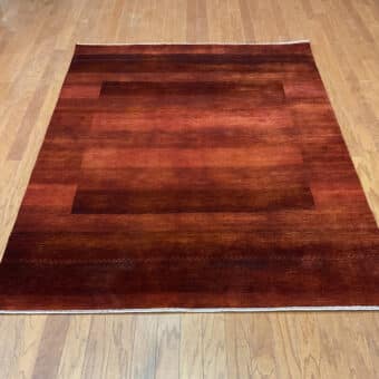 HERAT ORIENTAL Hand-knotted Indo Gabbeh Wool Rug (4'10 x 6'9)