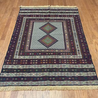 HERAT ORIENTAL Handmade Soumak Kilim (4'4 x 6'7)